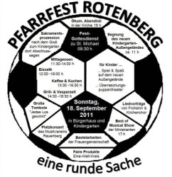 Pfarrfest 2011 „eine runde Sache“