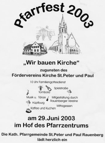 Pfarrfest 2003